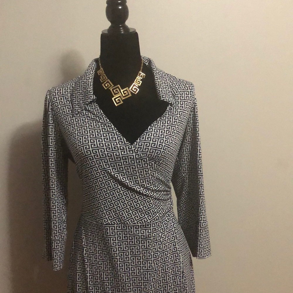 Blue/White dress